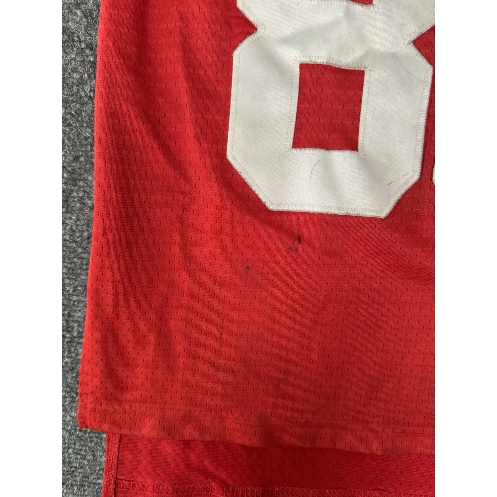 Reebok NFL Vintage San Fransisco 49ers Boys Jersey Jerry Rice Size Small 8 Red - Picture 8 of 16